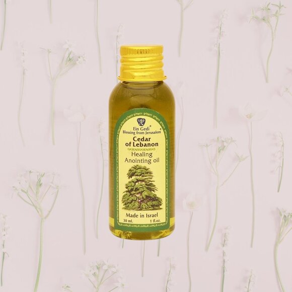 Ein Gedi Cedar Of Lebanon Healing Anointing Oil 1oz Made In Israel - Picture 1 of 6
